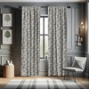 image:imageAmbesonne Fall Window Curtains Cartoon Illustration of Whimsical Ghosts and Magic Houses Halloween Autumn Lightweight Decor 2Panel Set with Rod Pocket Pair of  28 x 95 Black Salmon Off WhiteBlack Yellow
