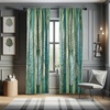 image:imageAmbesonne Fall Window Curtains Cartoon Illustration of Whimsical Ghosts and Magic Houses Halloween Autumn Lightweight Decor 2Panel Set with Rod Pocket Pair of  28 x 95 Black Salmon Off WhiteGrey Black