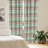 image:imageAmbesonne Fall Window Curtains Cartoon Illustration of Whimsical Ghosts and Magic Houses Halloween Autumn Lightweight Decor 2Panel Set with Rod Pocket Pair of  28 x 95 Black Salmon Off WhiteApple Green White