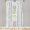 image:imageAmbesonne Penguin Curtains Pastel Colored Style Cartoon Animals from Antarctica Crowns on a Dotted Background Window Treatments 2 Panel Set for Living Room Bedroom Pair of  28 x 84 Grey BlueBlack