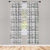 image:imageAmbesonne Penguin Curtains Pastel Colored Style Cartoon Animals from Antarctica Crowns on a Dotted Background Window Treatments 2 Panel Set for Living Room Bedroom Pair of  28 x 84 Grey BluePale Charcoal