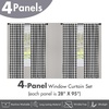 image:imageAmbesonne Penguin Curtains Pastel Colored Style Cartoon Animals from Antarctica Crowns on a Dotted Background Window Treatments 2 Panel Set for Living Room Bedroom Pair of  28 x 84 Grey BlueCharcoal Grey