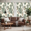 image:imageAmbesonne Penguin Curtains Pastel Colored Style Cartoon Animals from Antarctica Crowns on a Dotted Background Window Treatments 2 Panel Set for Living Room Bedroom Pair of  28 x 84 Grey BlueLaurel Green Dark Khaki