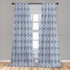 image:imageAmbesonne Penguin Curtains Pastel Colored Style Cartoon Animals from Antarctica Crowns on a Dotted Background Window Treatments 2 Panel Set for Living Room Bedroom Pair of  28 x 84 Grey BlueNavy Blue