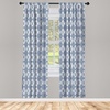 image:imageAmbesonne Penguin Curtains Pastel Colored Style Cartoon Animals from Antarctica Crowns on a Dotted Background Window Treatments 2 Panel Set for Living Room Bedroom Pair of  28 x 84 Grey BlueNavy Blue