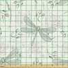image:imageAmbesonne Pug Fabric by The Yard Dogs Various States Sitting Standing Stretching Cartoon Style Pet Drawing Decorative Fabric for Upholstery and Home Accents 3 Yards TurquoiseMustard White