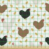 image:imageAmbesonne Pug Fabric by The Yard Dogs Various States Sitting Standing Stretching Cartoon Style Pet Drawing Decorative Fabric for Upholstery and Home Accents 3 Yards TurquoiseBrown Black