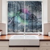image:imageAmbesonne Teal Animal Kitchen Curtains Cartoon Like Elephant with Big Ears and Trunk in Cartoon Style Print Window Drapes 2 Panel Set for Kitchen Cafe Decor 55 x 39 Pale Blue and TealGrey Purple