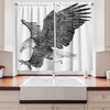 image:imageAmbesonne Teal Animal Kitchen Curtains Cartoon Like Elephant with Big Ears and Trunk in Cartoon Style Print Window Drapes 2 Panel Set for Kitchen Cafe Decor 55 x 39 Pale Blue and TealGrey Black