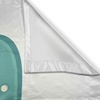 image:imageAmbesonne Teal Animal Kitchen Curtains Cartoon Like Elephant with Big Ears and Trunk in Cartoon Style Print Window Drapes 2 Panel Set for Kitchen Cafe Decor 55 x 39 Pale Blue and TealSeafoam Cream