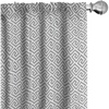 image:imageAmbesonne Fall Window Curtains Cartoon Illustration of Whimsical Ghosts and Magic Houses Halloween Autumn Lightweight Decor 2Panel Set with Rod Pocket Pair of  28 x 95 Black Salmon Off WhitePale Grey