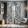 Dark Blue Grey and White