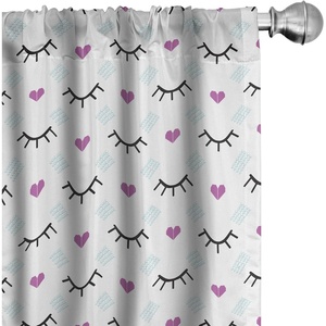 image:imageAmbesonne Cartoon Window Curtains Cartoon Sky View Along Sleeping Clouds Stars and Crescents in Scandinavian Style Lightweight Decor 2Panel Set with Rod Pocket Pair of  28 x 63 Teal BlueBlue Fuchsia