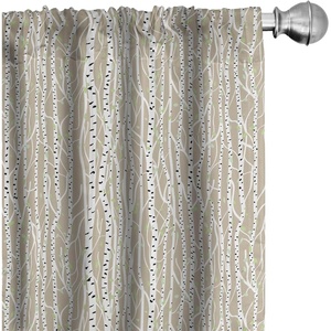 image:imageAmbesonne Cartoon Window Curtains Cartoon Sky View Along Sleeping Clouds Stars and Crescents in Scandinavian Style Lightweight Decor 2Panel Set with Rod Pocket Pair of  28 x 63 Teal BlueTan Green
