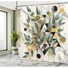 image:imageAmbesonne Nautical Shower Curtain Retro Sailing Adventure Rustic Wooden Marine Cottage Anchor Whale Waves Cloth Fabric Bathroom Decor Set with Hooks 69 W x 70 L Brown and Slate BlueGreen Black Mustard