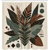 image:imageAmbesonne Nautical Shower Curtain Retro Sailing Adventure Rustic Wooden Marine Cottage Anchor Whale Waves Cloth Fabric Bathroom Decor Set with Hooks 69 W x 70 L Brown and Slate BlueEvergreen Sage Green Fawn