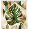 image:imageAmbesonne Nautical Shower Curtain Retro Sailing Adventure Rustic Wooden Marine Cottage Anchor Whale Waves Cloth Fabric Bathroom Decor Set with Hooks 69 W x 70 L Brown and Slate BlueFern Green Sepia and Cocoa