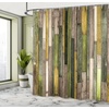 image:imageAmbesonne Parrot Shower Curtain Tropic Flowers and Parrot in Summer Garden Wooden Wall Ferns Art Cloth Fabric Bathroom Decor Set with Hooks 69 W x 84 L Cream Green RedDust Sepia