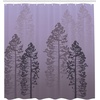 image:imageAmbesonne Parrot Shower Curtain Tropic Flowers and Parrot in Summer Garden Wooden Wall Ferns Art Cloth Fabric Bathroom Decor Set with Hooks 69 W x 84 L Cream Green RedPale Lavender