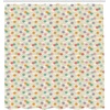 image:imageAmbesonne Parrot Shower Curtain Tropic Flowers and Parrot in Summer Garden Wooden Wall Ferns Art Cloth Fabric Bathroom Decor Set with Hooks 69 W x 84 L Cream Green RedPurple Pearl