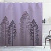 image:imageAmbesonne Parrot Shower Curtain Tropic Flowers and Parrot in Summer Garden Wooden Wall Ferns Art Cloth Fabric Bathroom Decor Set with Hooks 69 W x 84 L Cream Green RedPale Lavender
