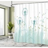 image:imageAmbesonne Parrot Shower Curtain Tropic Flowers and Parrot in Summer Garden Wooden Wall Ferns Art Cloth Fabric Bathroom Decor Set with Hooks 69 W x 84 L Cream Green RedKhaki Green