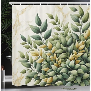 image:imageAmbesonne Nautical Shower Curtain Retro Sailing Adventure Rustic Wooden Marine Cottage Anchor Whale Waves Cloth Fabric Bathroom Decor Set with Hooks 69 W x 70 L Brown and Slate BlueLaurel Green Eggshell