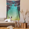 image:imageAmbesonne Abstract Tapestry Horizontal Zigzag Chevron Design with Bold Thin Print Wide Wall Hanging for Bedroom Living Room Dorm 80 X 60 Charcoal Grey Pale GreyPale Teal