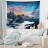 image:imageAmbesonne Abstract Tapestry Horizontal Zigzag Chevron Design with Bold Thin Print Wide Wall Hanging for Bedroom Living Room Dorm 80 X 60 Charcoal Grey Pale GreyBlack White Blue