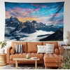 image:imageAmbesonne Abstract Tapestry Horizontal Zigzag Chevron Design with Bold Thin Print Wide Wall Hanging for Bedroom Living Room Dorm 80 X 60 Charcoal Grey Pale GreyBlack White Blue
