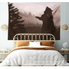 image:imageAmbesonne Forest Tapestry Tropical Rain Forest Tall Trees in Exotic Style Nature Theme Image Sky from Woodland Wide Wall Hanging for Bedroom Living Room Dorm 80 X 60 GreenArmy Green Pale Peach