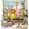 image:imageAmbesonne Forest Tapestry Tropical Rain Forest Tall Trees in Exotic Style Nature Theme Image Sky from Woodland Wide Wall Hanging for Bedroom Living Room Dorm 80 X 60 GreenGreen Brown