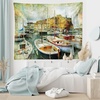 image:imageAmbesonne Forest Tapestry Tropical Rain Forest Tall Trees in Exotic Style Nature Theme Image Sky from Woodland Wide Wall Hanging for Bedroom Living Room Dorm 80 X 60 GreenEarth Yellow