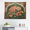 image:imageAmbesonne Forest Tapestry Tropical Rain Forest Tall Trees in Exotic Style Nature Theme Image Sky from Woodland Wide Wall Hanging for Bedroom Living Room Dorm 80 X 60 GreenDark Salmon Laurel Green