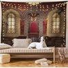 image:imageAmbesonne Gothic Tapestry Red Medieval in Chapel Eagle Portrait on Wall Fantasy Building Print Wide Wall Hanging for Bedroom Living Room Dorm 80 X 60 Brown Ruby