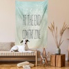 image:imageAmbesonne Lifestyle Tapestry Life Begins at The End of Your Comfort Zone Words Concept Print Wall Hanging for Bedroom Living Room Dorm Decor 60 X 80 Mint