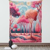 image:imageAmbesonne Marble Print Tapestry Pastel Toned Cloudy Crack Lines Stained Antique Shabby Design Wall Hanging for Bedroom Living Room Dorm Decor 40 X 60 PinkPink Coral Blue Grey