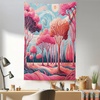 image:imageAmbesonne Marble Print Tapestry Pastel Toned Cloudy Crack Lines Stained Antique Shabby Design Wall Hanging for Bedroom Living Room Dorm Decor 40 X 60 PinkPink Coral Blue Grey