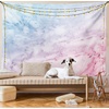 image:imageAmbesonne Marble Print Tapestry Pastel Toned Cloudy Crack Lines Stained Antique Shabby Design Wall Hanging for Bedroom Living Room Dorm Decor 40 X 60 PinkPink Mauve and Blue