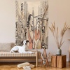 image:imageAmbesonne Marble Print Tapestry Pastel Toned Cloudy Crack Lines Stained Antique Shabby Design Wall Hanging for Bedroom Living Room Dorm Decor 40 X 60 PinkBrown Beige