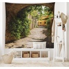 image:imageAmbesonne Medieval Tapestry Streets of Tuscany Old Mediterranean Middle Age Town European High Culture Italy Wide Wall Hanging for Bedroom Living Room Dorm 80 X 60 Green Sand