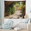 image:imageAmbesonne Medieval Tapestry Streets of Tuscany Old Mediterranean Middle Age Town European High Culture Italy Wide Wall Hanging for Bedroom Living Room Dorm 80 X 60 Green Sand