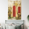 image:imageAmbesonne Nature Tapestry Majestic Sky View with Huge Rain Clouds All Over The Sea and Vibrant Storm Rays Print Wall Hanging for Bedroom Living Room Dorm Decor 60 X 80 BlueYellow Beige