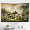 image:imageAmbesonne Nature Tapestry Majestic Sky View with Huge Rain Clouds All Over The Sea and Vibrant Storm Rays Print Wall Hanging for Bedroom Living Room Dorm Decor 60 X 80 BlueReseda Green and Khaki