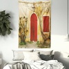 image:imageAmbesonne Nature Tapestry Majestic Sky View with Huge Rain Clouds All Over The Sea and Vibrant Storm Rays Print Wall Hanging for Bedroom Living Room Dorm Decor 60 X 80 BlueYellow Beige