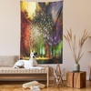 image:imageAmbesonne Nature Tapestry Majestic Sky View with Huge Rain Clouds All Over The Sea and Vibrant Storm Rays Print Wall Hanging for Bedroom Living Room Dorm Decor 60 X 80 BlueYellow Purple