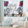 image:imageAmbesonne Nature Tapestry Majestic Sky View with Huge Rain Clouds All Over The Sea and Vibrant Storm Rays Print Wall Hanging for Bedroom Living Room Dorm Decor 60 X 80 BlueBlue Magenta