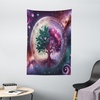 image:imageAmbesonne Psychedelic Tapestry Abstract Unusual with Color and Form Details Hippie Retro Wide Wall Hanging for Bedroom Living Room Dorm 60 X 40 Soft BlueTeal Plum and Lavender