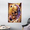 image:imageAmbesonne Psychedelic Tapestry Abstract Unusual with Color and Form Details Hippie Retro Wide Wall Hanging for Bedroom Living Room Dorm 60 X 40 Soft BlueApricot Blue Violet Taupe