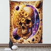 image:imageAmbesonne Psychedelic Tapestry Abstract Unusual with Color and Form Details Hippie Retro Wide Wall Hanging for Bedroom Living Room Dorm 60 X 40 Soft BlueApricot Blue Violet Taupe